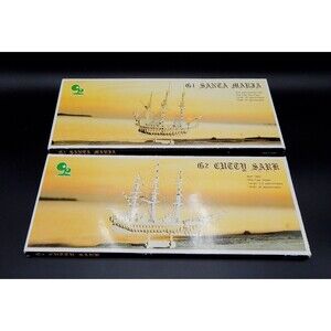 G1 Santa Maria 1492 G2 Cutty Sark Clipper 1869 Balsa Wood Ship Model Kits